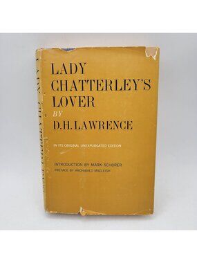 Lady Chatterley's Lover (Unexpurgated) - D.H. Lawrence - 1959 Grove Press HC DJ
